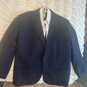 Navy blue boys suit set